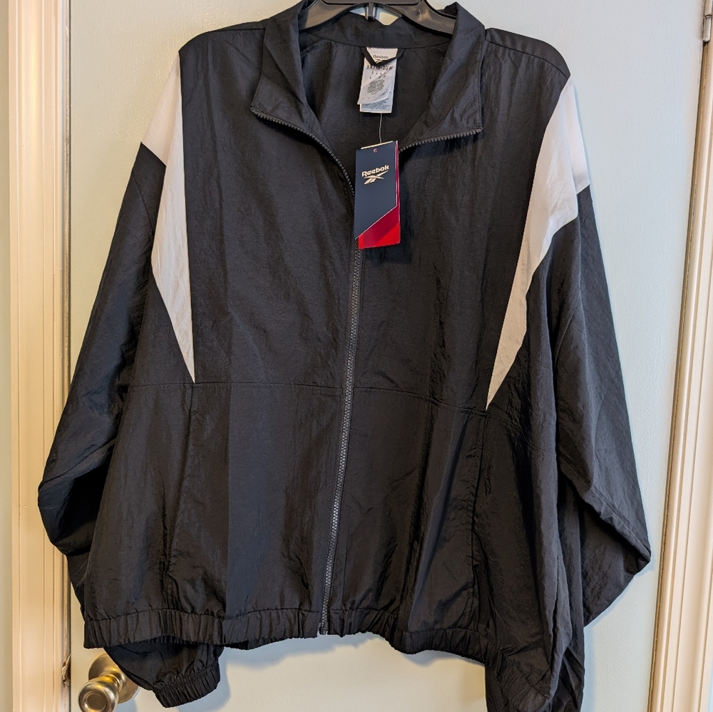 Black and White NWT Windbreaker Jacket